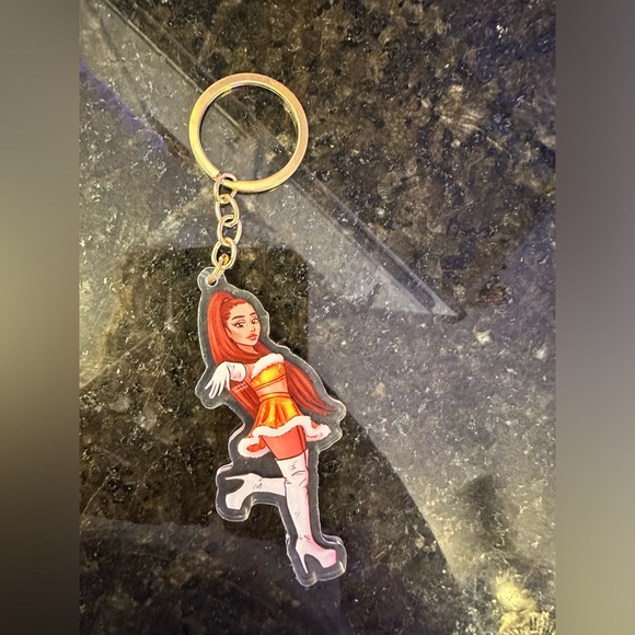 Ariana Grande Christmas and Chill / Sweetener Tour Keychain - Picture 2 of 2